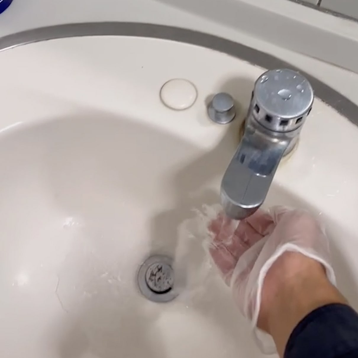 鏡の時短掃除 工程１